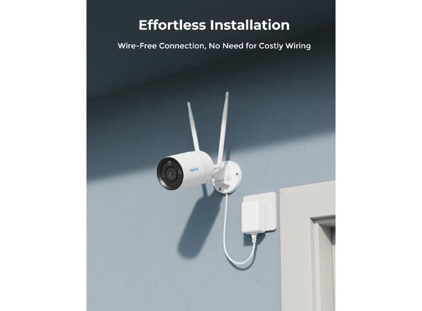 Reolink NVS12-8MB4W Wifi Kamerapakke 4 kamera og videoopptaker, 4K, 12ch 