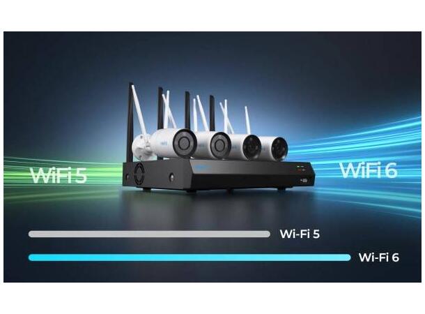 Reolink NVS12-8MB4W Wifi Kamerapakke 4 kamera og videoopptaker, 4K, 12ch 