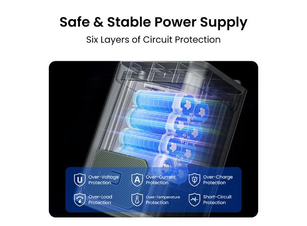 Reolink Utendørs Batteripakke Eksternbatteri til Reolink batterikamera 