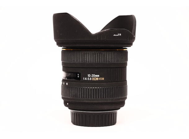 Sigma 10-20mm 1:4-5.6 DC HSM BRUKT BRUKT, Meget god, for Nikon 