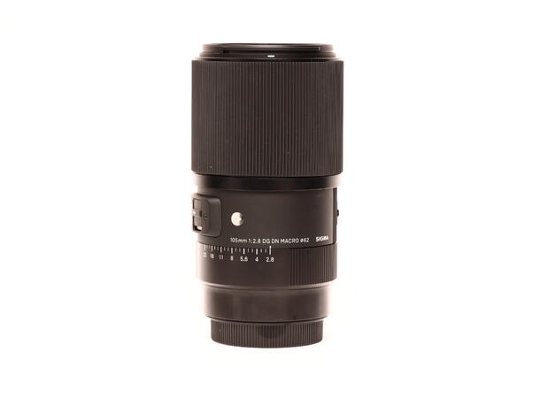 Sigma 105mm 1:2.8 DG DN Macro, BRUKT BRUKT, Se beskrivelse, for L-mount 