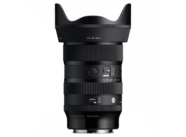 Sigma 17-40mm F1.8 DC Art L-fatning, APS-C 