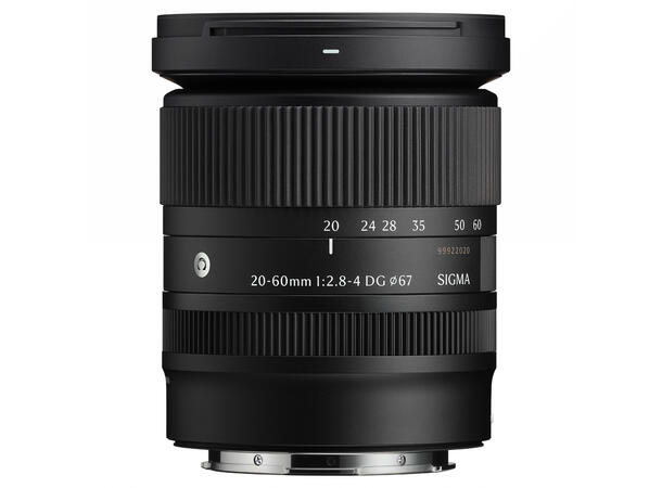 Sigma 20-60MM F2.8-4 DG C Sony E Ultravidvinkel fra 20mm 