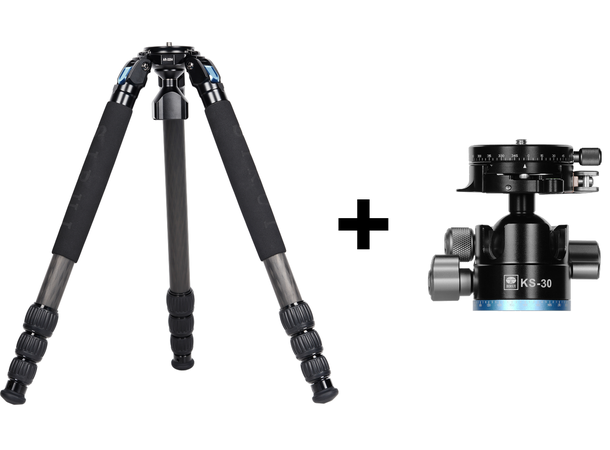 Sirui Carbon Tripod AR-3204 + KS-30 hode Profesjonelt stativ i carbon m/ kulehode 