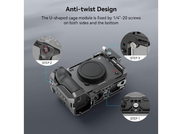 SmallRig 4183 Cage For Sony FX30 / FX3 Cage for Sony FX3/30 Ny utgave 