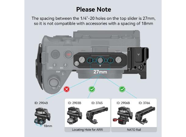 SmallRig 4183 Cage For Sony FX30 / FX3 Cage for Sony FX3/30 Ny utgave 