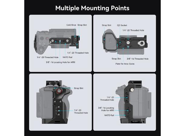 SmallRig 4183 Cage For Sony FX30 / FX3 Cage for Sony FX3/30 Ny utgave 