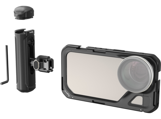 SmallRig 4397 Mobile Video Kit, tohånds Mobile Video Cage for iPhone 15 Pro 
