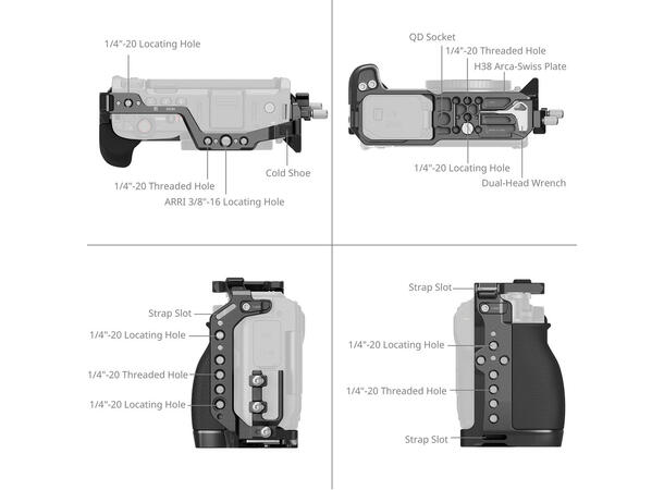SmallRig 5467 Cage for Nikon ZR Cage for Nikon ZR 