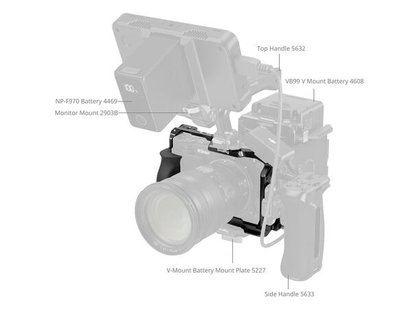 SmallRig 5467 Cage for Nikon ZR Cage for Nikon ZR 