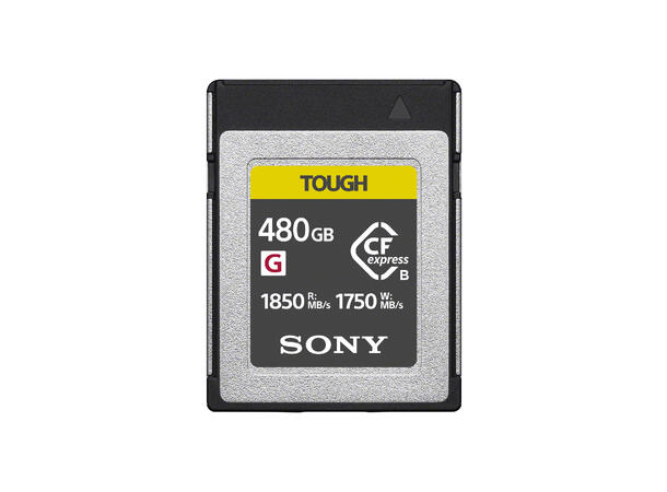 Sony CFexpress Type B 480GB R 1850MB/s W 1750MB/s