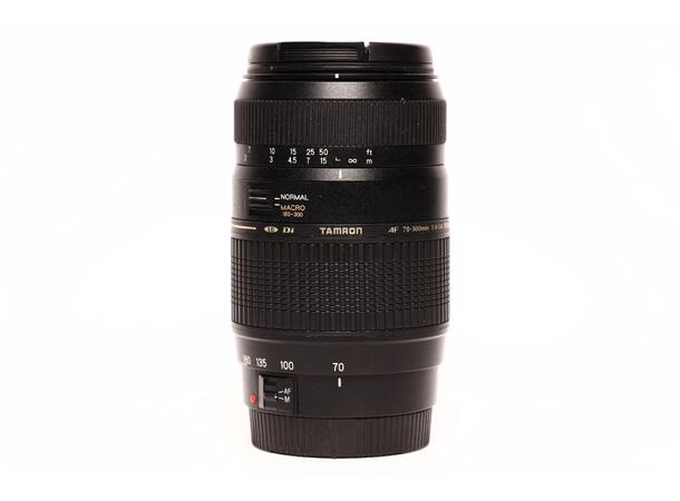 Tamron 70-300mm 1:4-5.6 Di LD BRUKT BRUKT, Se beskrivelse, for Canon EF 