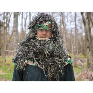 Tragopan Ghillie kamuflasjehette Praktisk hette i Ghillie matreal