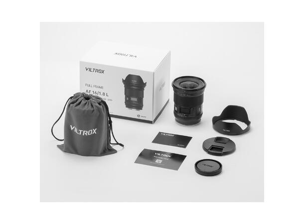 Viltrox AF 16mm F1.8 L Mount Fullframe Vidvinkel med banebrytende presisjon 