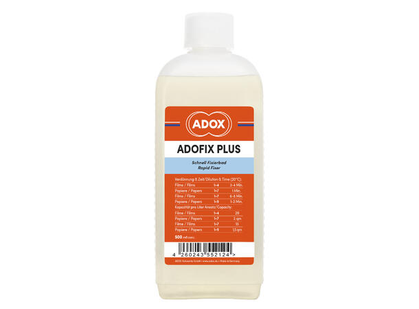Adox Adofix Plus Fixer 500 ml conc. Fiks til film, blad og papirfremkalling