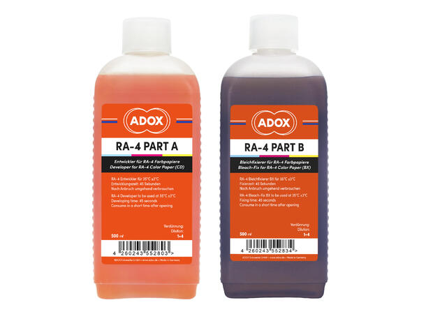 Adox RA-4 Kit to mix 2500 ml Fargefremkalling til papir 