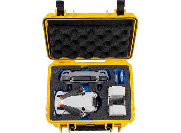 B&W Outdoor Cases 2000 - DJI Mini 5 Pro Solid hardcase for drone, Gul farge 