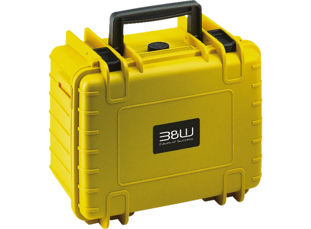 B&W Outdoor Cases 2000 - DJI Mini 5 Pro Solid hardcase for drone, Gul farge 