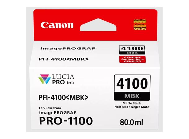 Canon INK PFI-4100 Matte Black Blekk til imagePROGRAF PRO-1100 