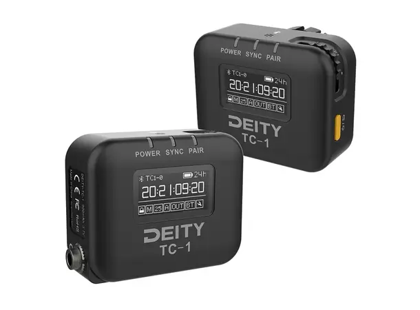 Deity TC-1 Timecode Device Double kit 2x Tidskode sender/mottaker og kabler 