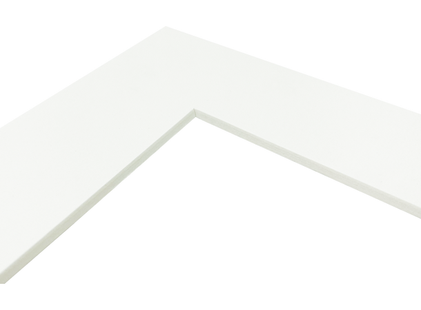 Focus Passepartout 30x40 Hvit Kollage med 5 bilder i str 10x10/10x15cm 