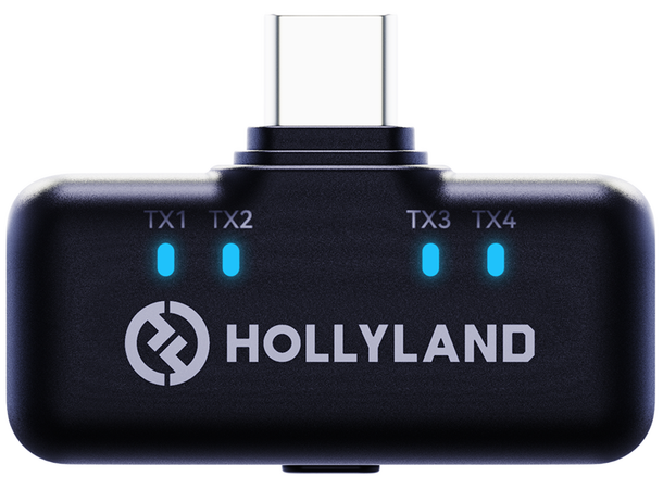 Hollyland Lark M3 Combo 2TX & 4RX 4x USB-C RX,2x Wireless mics 