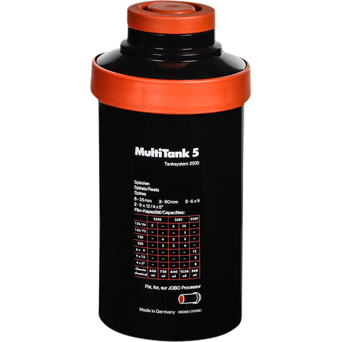 Jobo Multi Tank 5 uten Magnet Tank for fremkalling av film