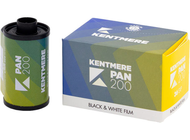 Kentmere PAN 200 135-24 Sort/Hvit-film 200 ASA 