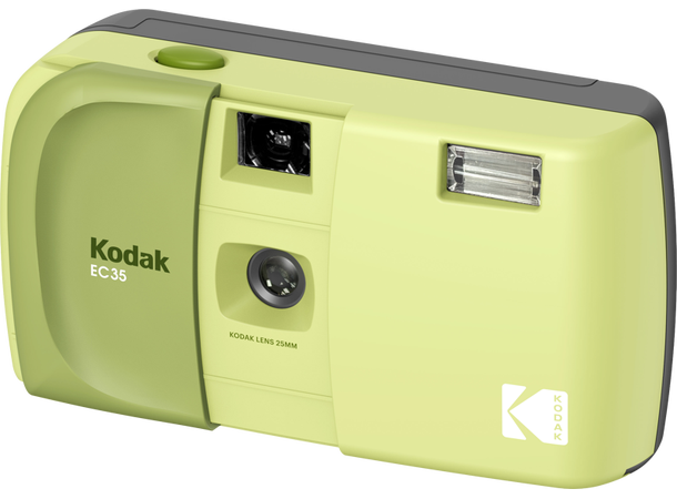 Kodak EC35 kamera m/Kodak film. Grønn Inkludert 24 bilder Kodakfilm 