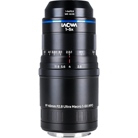 Laowa Aksen 45mm F/2.8 - 1-5x Ultra Makro APO - L-fatning