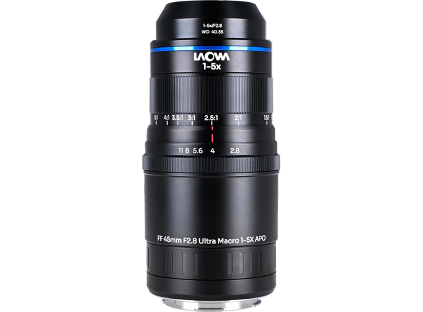 Laowa Aksen 45mm F/2.8 - 1-5x Ultra Makro APO - L-fatning 