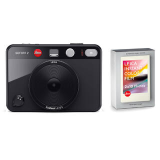 Leica Sofort 2 Sort, inkl 2x10 pk film Inkl Leica SOFORT Warm White Color 20pk
