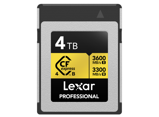 Lexar CFexpress 4.0 Pro Gold 4TB Type B R3600/W3300 