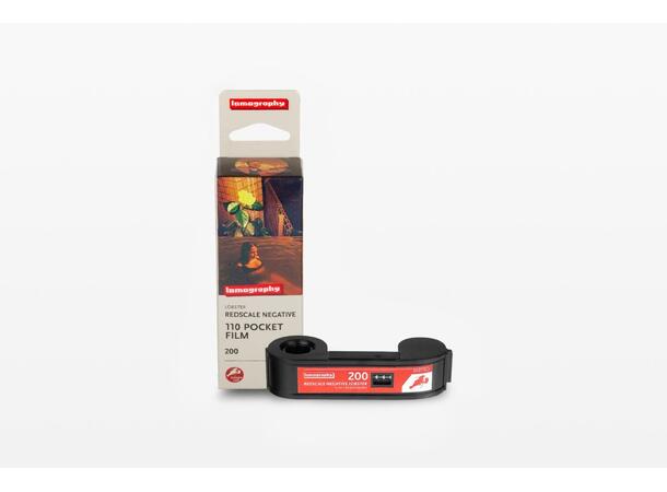 Lomography Lobster Redscale 110 ISO 200 ISO/ASA 200. 110 negativ fargefilm 