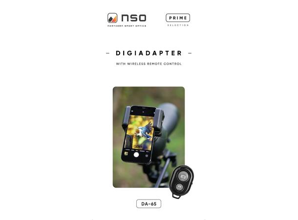 NSO Digiadapter ink Bluetooth remote Digiscoping med Bluetooth-fjernkontroll 