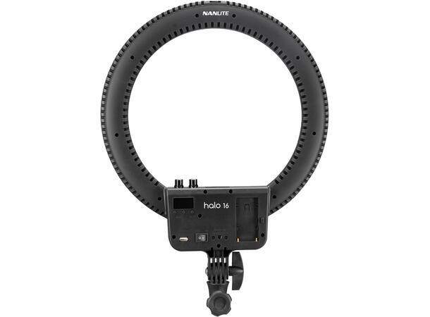 Nanlite Halo16 LED Ringlys Ringlys for mobil, vlogging og sminke 