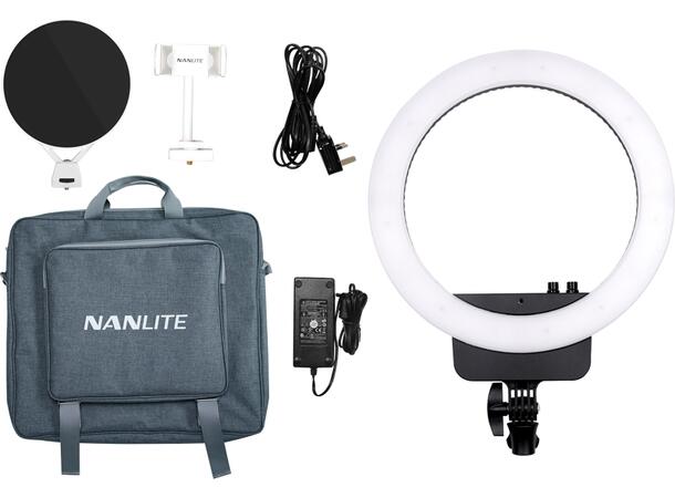 Nanlite Halo16 LED Ringlys Ringlys for mobil, vlogging og sminke