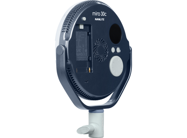 Nanlite Miro 30c LED Full-color, Rundlys Kompakt og kraftig LED-lys Midnight blue 