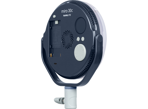Nanlite Miro 30c LED Full-color, Rundlys Kompakt og kraftig LED-lys Midnight blue 