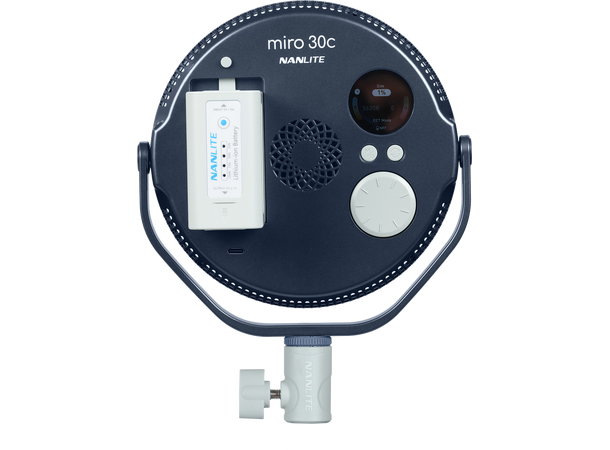 Nanlite Miro 30c LED Full-color, Rundlys Kompakt og kraftig LED-lys Midnight blue 