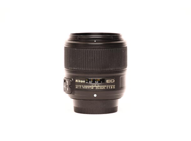 Nikon 35mm f/1.8 G ED AF-S BRUKT BRUKT, Se beskrivelse 