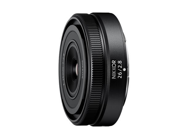 Nikon Z 26mm f/2.8 Liten, kraftig og lyssterk vidvinkel 