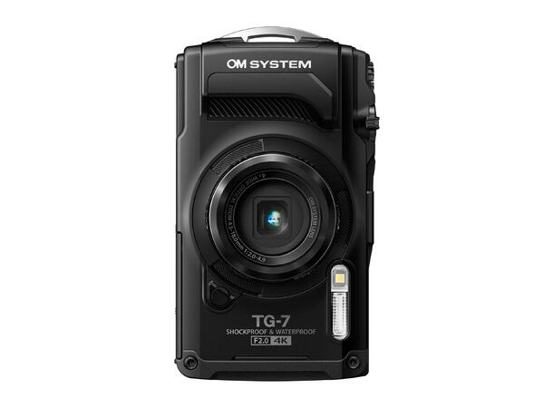 OM System Tough TG-7 Sort Støtsikkert og vanntett kamera