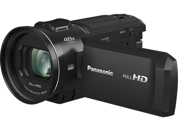 Panasonic HC-V900 Full HD Camcorder 24x Optisk zoom, 28.9mm vidvinkel 
