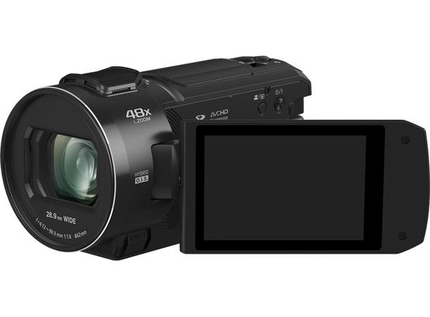 Panasonic HC-V900 Full HD Camcorder 24x Optisk zoom, 28.9mm vidvinkel 