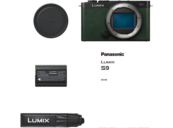 Panasonic Lumix S9 kamerahus Dark olive 24,2 MP, Fullformat 