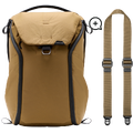 Peak Design Everyday Backpack 30L + Reim Inkludert Slide Lite - 30L Coyote