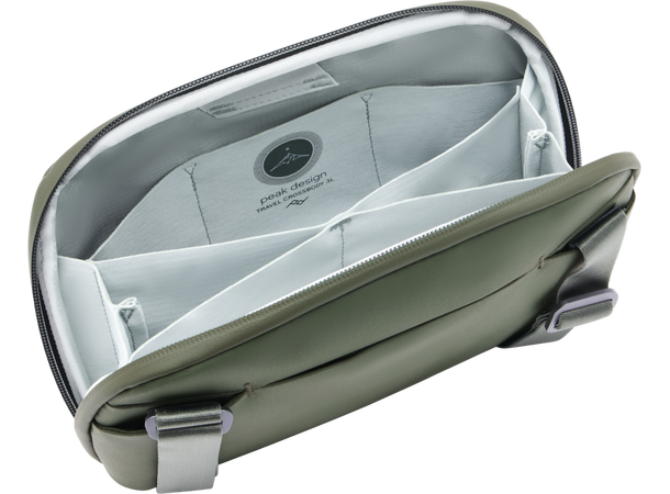 Peak Design Travel Crossbody 3L Sage Praktisk og lett skulderveske 