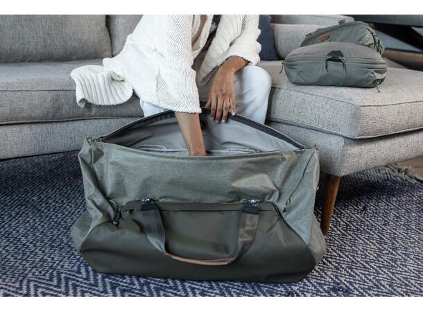 Peak Design Travel Duffel 65L Sage Stor duffelbag m/ praktiske løsninger 
