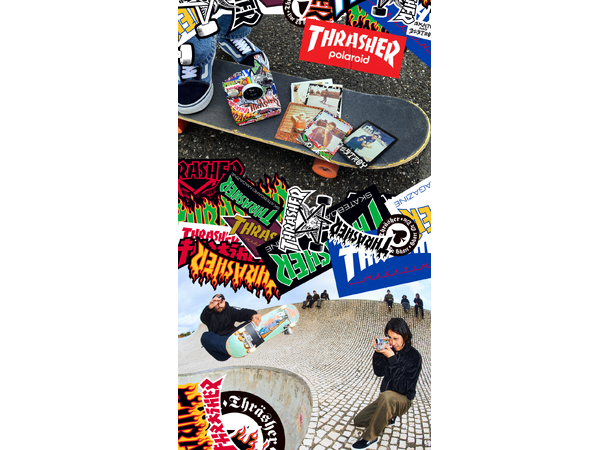 Polaroid Now Gen 3 Thrasher Edition Limited Instantkamera, I-Type. 600 film 